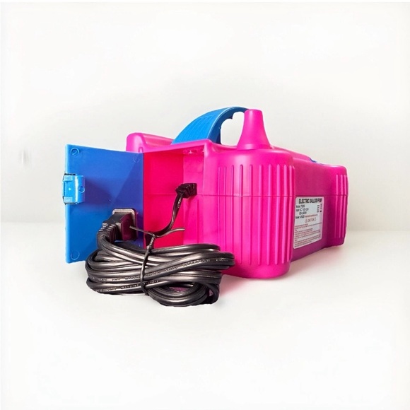 Used Electric Balloon Air Pump 73005 Pink AC 110V 120V 60Hz 600W Blower Party - Picture 5 of 9